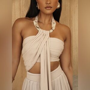 NWT Jluxlabel Take a Seat Halter Top